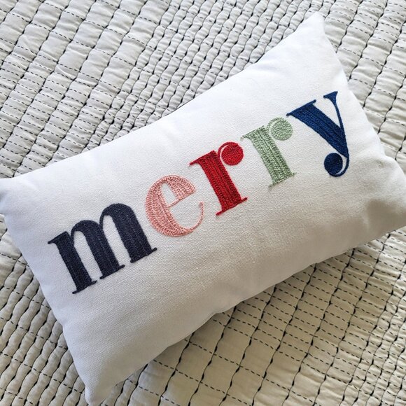 Other - Merry Pillow (Christmas/Holiday) Pillow